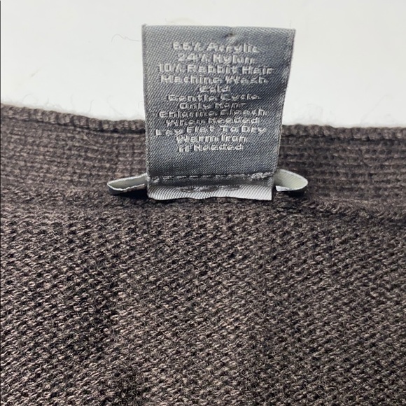 Ann Taylor Brown Cardigan Sweater Petites Medium - Picture 3 of 7